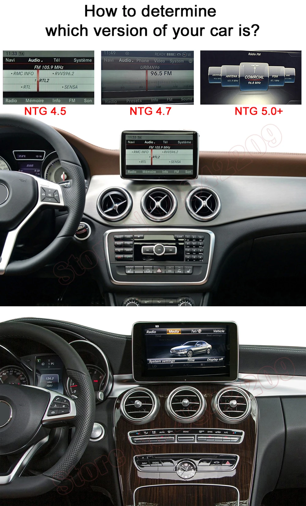 Interface Radio Screen Module Auto Car Apple Carplay Activation Decoder Box MB Android For Mercedes-Benz X-Class W470 NTG5