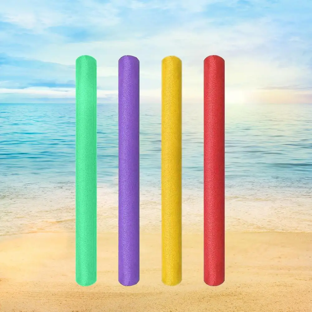 Swimming Stick Solid Color Flexible EPE Strong Buoyancy Swimming Water Sports Aid Foam Noodle for Swimming Pool Foam Tube