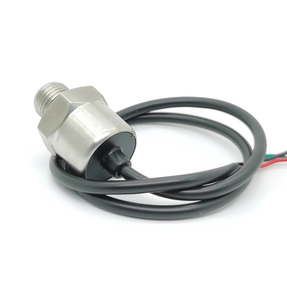 Drucksensor-Sender für Wasser, Öl, Kraftstoff, Gas, Luft, G1/4, 5 V, Keramiksensor, Edelstahl, 0,5 MPa, 1,2 MPa Wandler