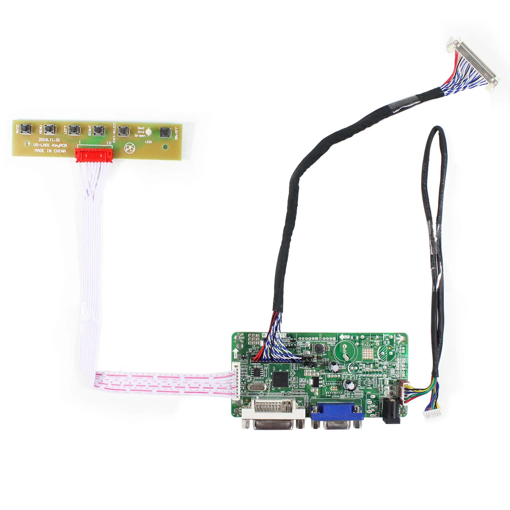 Fit For 19inch LQ190E1LW61 1280x1024 LCD Screen DVI VGA LCD Controller Board