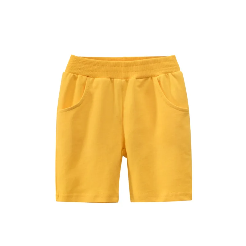 2024 estate bambini ragazzi pantaloncini pantaloni 100% cotone tinta unita Sport Casual mutandine per 1-9 anni bambini ragazzi ragazze