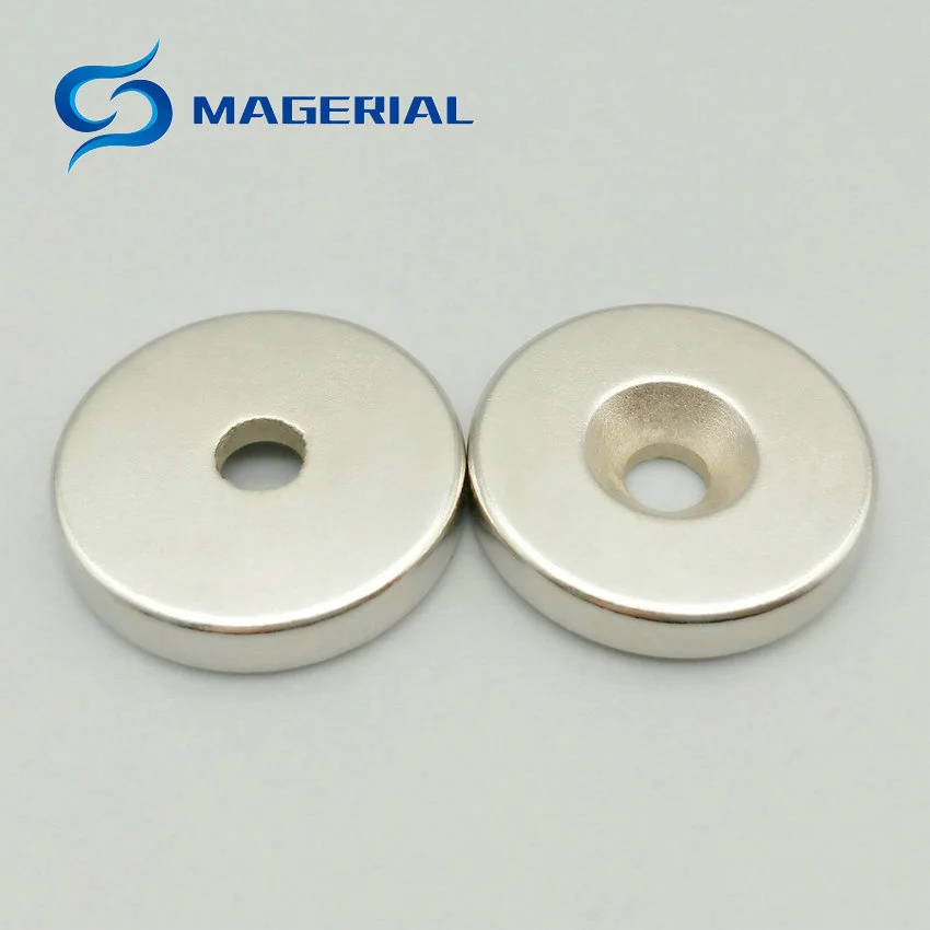 NdFeB N42 Countersunk Magnet about Dia. 18x4 5 mm thick M5 Screw Countersunk Hole Neodymium Rare Earth Permanent Magnet 20pieces