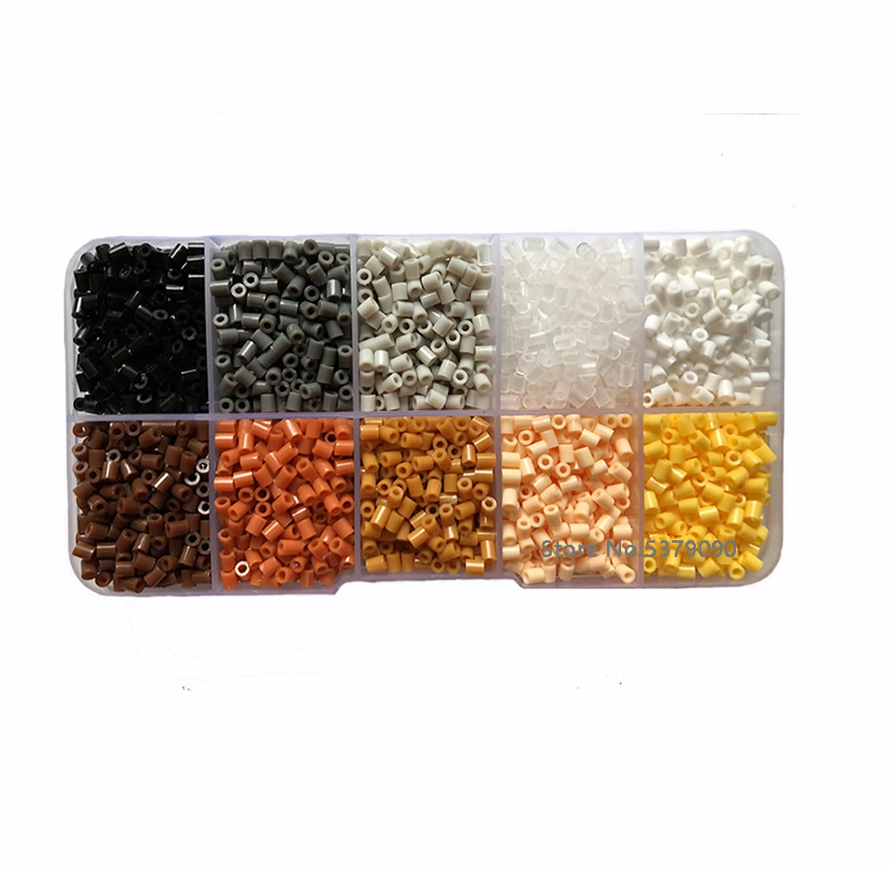 

2.6mm 4500pcs/box Perlen Color Perler Iron Beads for Kids Hama Beads Diy Pixel Puzzles High Quality Handmade Gift Toy