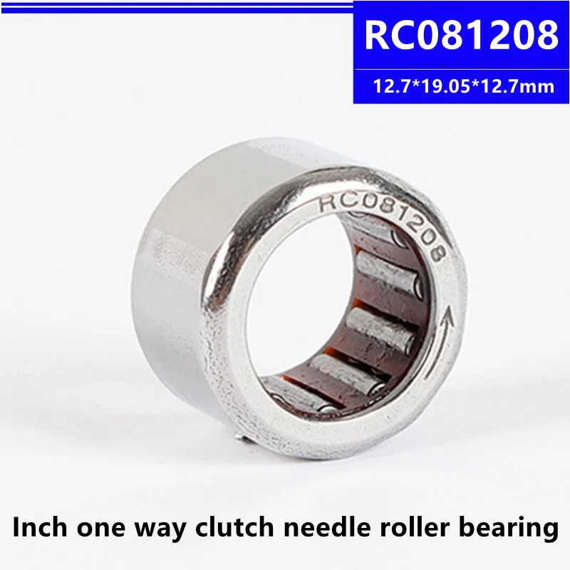 

50pcs/100pcs RC081208 12.7*19.05*12.7mm Inch One Clutch Way Needle Roller Bearing 12.7x19.05x12.7 mm