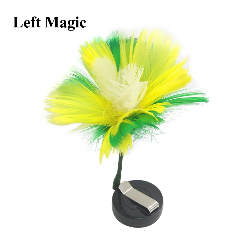 Feather Flower Disappearing Magic Tricks Close-Up Street Stage Magic Props Illusions Gimmick Accessories Comedy