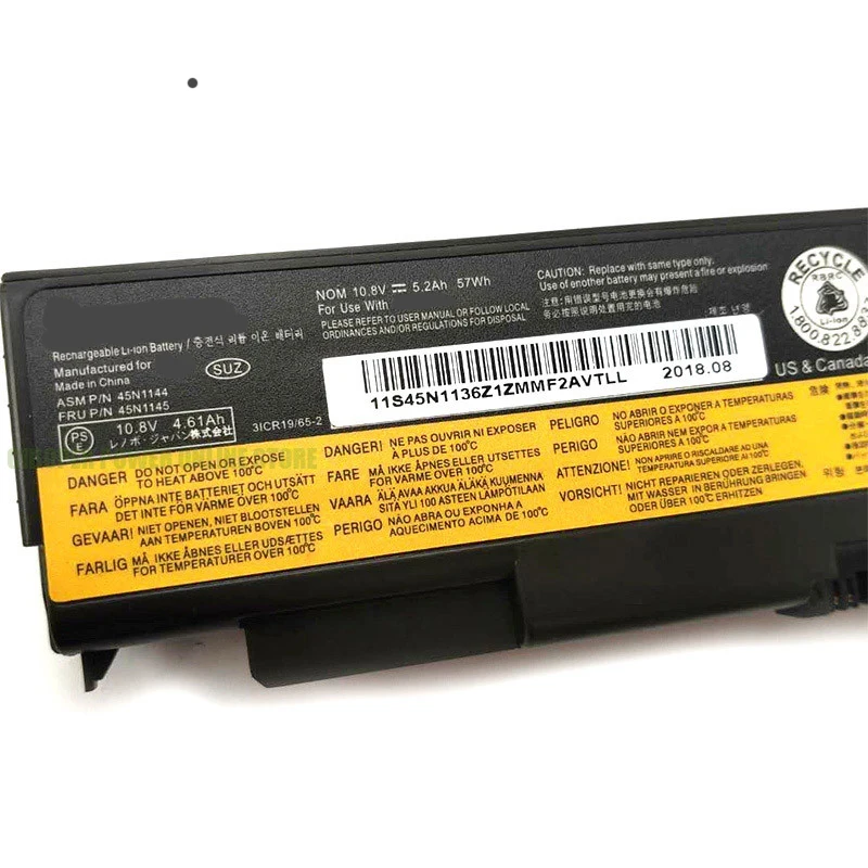 CP New Genuine Laptop Battery 45N1144 45N1145 45N1148 45N1159 45N1158 45N1160 For For T440P T540P W540 W541 L440 L540