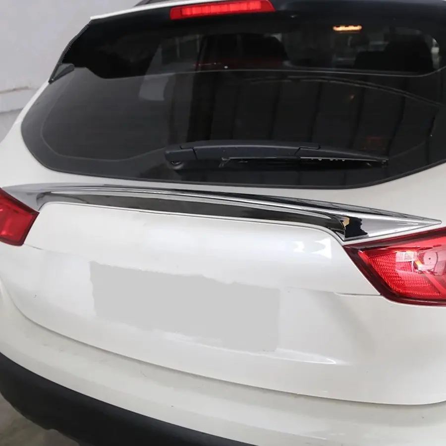 ABS Auto Styling Effect Spoiler Rear Trunk Lid Cover Tailgate Trim Hatch Kit For Nissan Qashqai J11 2014 2015 2016 2017