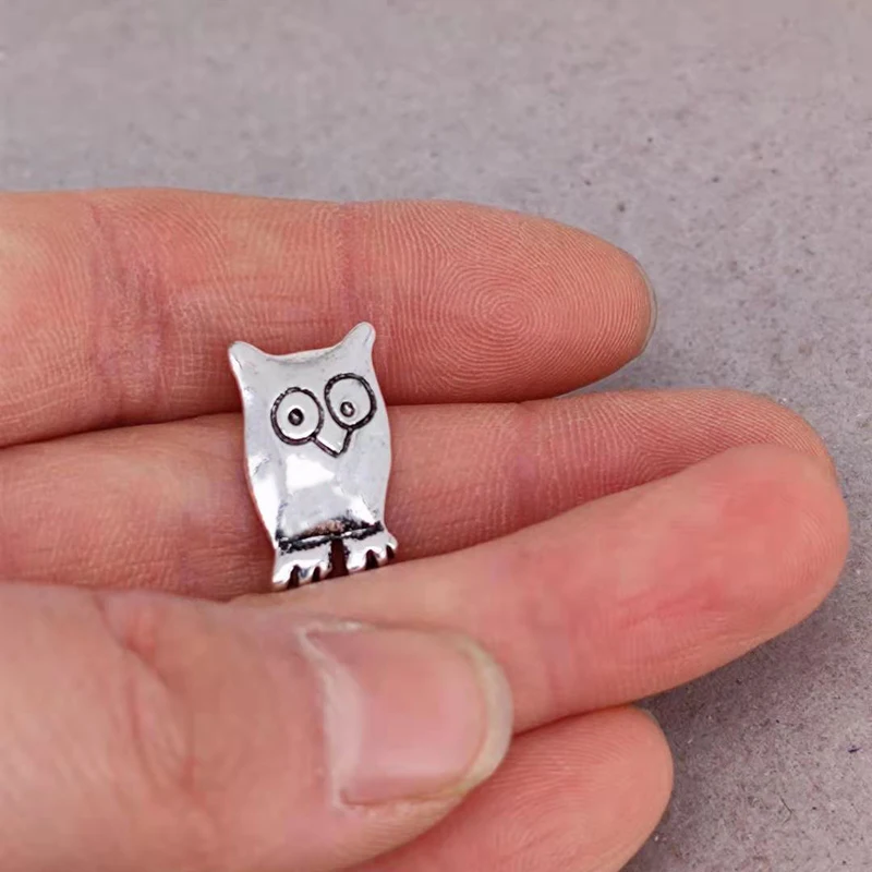 hzew 5pcs New Style Owl Pendant Sweater charms Jewelry Ornaments Exquisite Torque Trinket charm for women