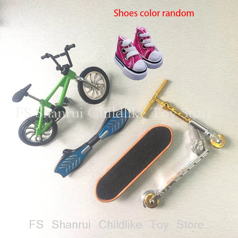 Mini Scooter a due ruote con dita Scooter con scarpe da dito giocattoli educativi per bambini in metallo mini Finger bikebicycle toys for boys