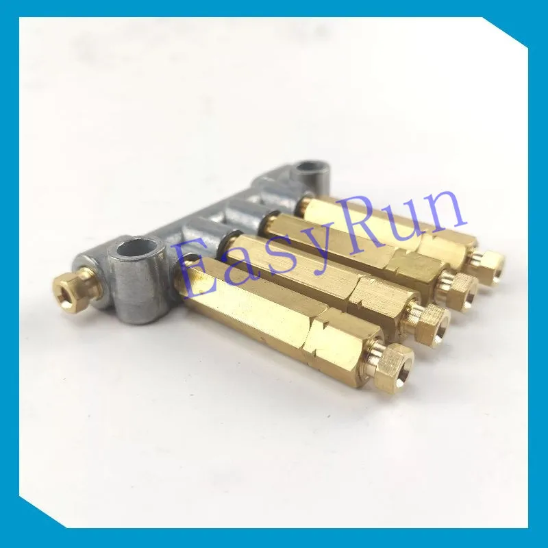 Detective volumetric Grease Oil distributor/separator valve divider 4 outlets for centralized lubrication system