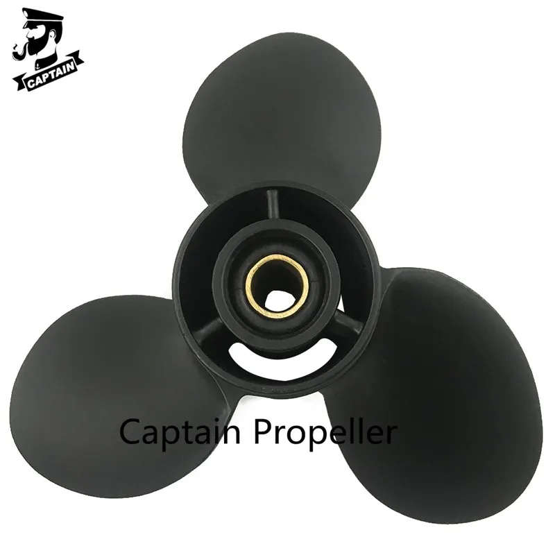 Captain Propeller 9 1/4X8 Fit Evinrude&Johnson Outboard Engines 8HP 9.9HP 15HP Aluminum 13 Tooth Spline RH 763457