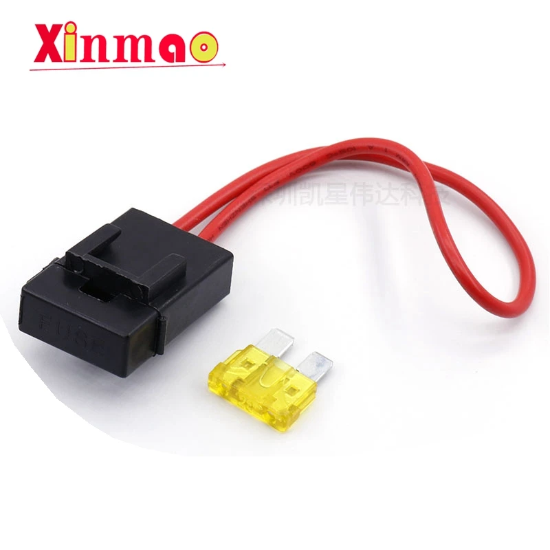 1Pcs 18awg 600V Waterdichte Auto Inline Medium In-Line Zekeringhouder + 1Pcs Zekering Inserts