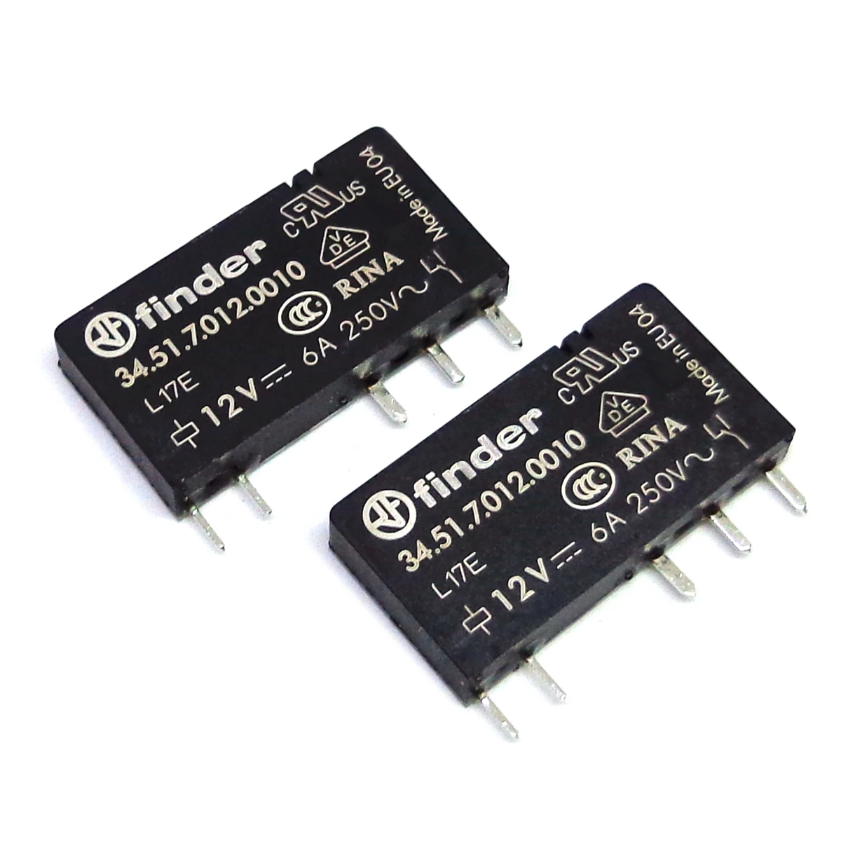 FINDER 100%-NEW 34.51.7.024.0010 34.51.7.012.0010 1PCS 6A 1CO SLIM RELAY 93.01.7.024 6A original