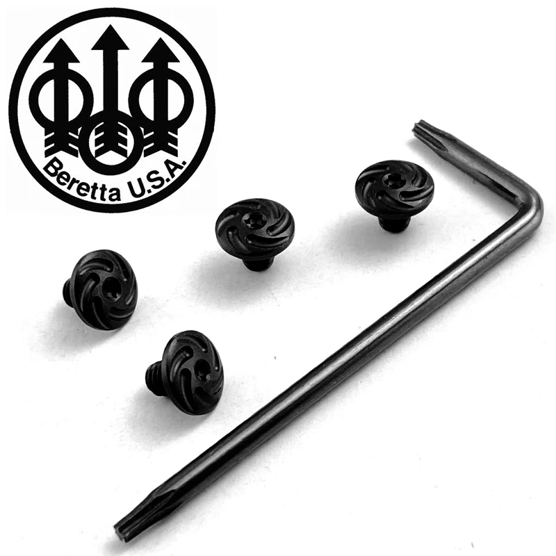 92fs Pistol screw Grips Beretta 92fs Screws for Beretta 92fs, 92s, m9, 92a1, 96a1, 92 INOX, Torx Key Included