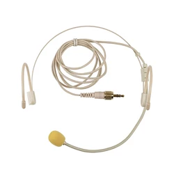 Canfon pro 3.5mm Omni-Directional Condenser Headset Microphone Input Line for Sony UWP V1 D11 D21 Mic Transmitter