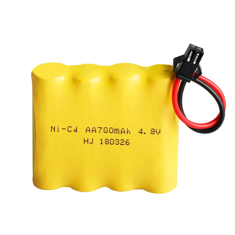 

MasterFire Original Ni-cd 4x AA 700mah 4.8V Battery Cell For Rc toys Cars Tanks Robots Boats Guns Rechargeable Batteries Pack