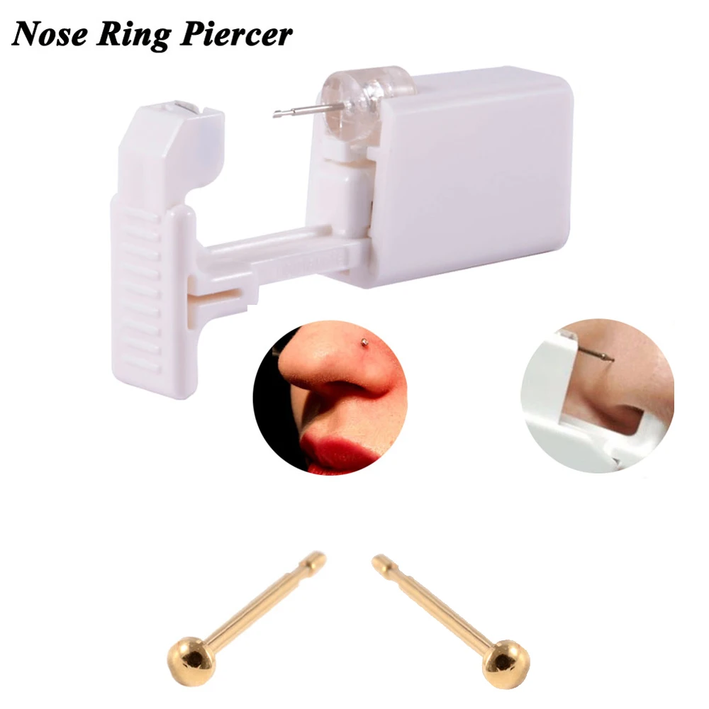 Disposable Safe Sterile Piercing Unit for Gem Nose Studs