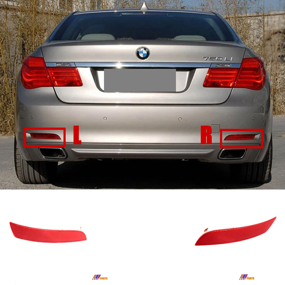 Fit 09-15 BMW 7 M-SPORT F01 Sedan F02 Wagon F03 Protection F04 Hybrid 730i 730d 740d 750d 750i 760i REAR Reflector