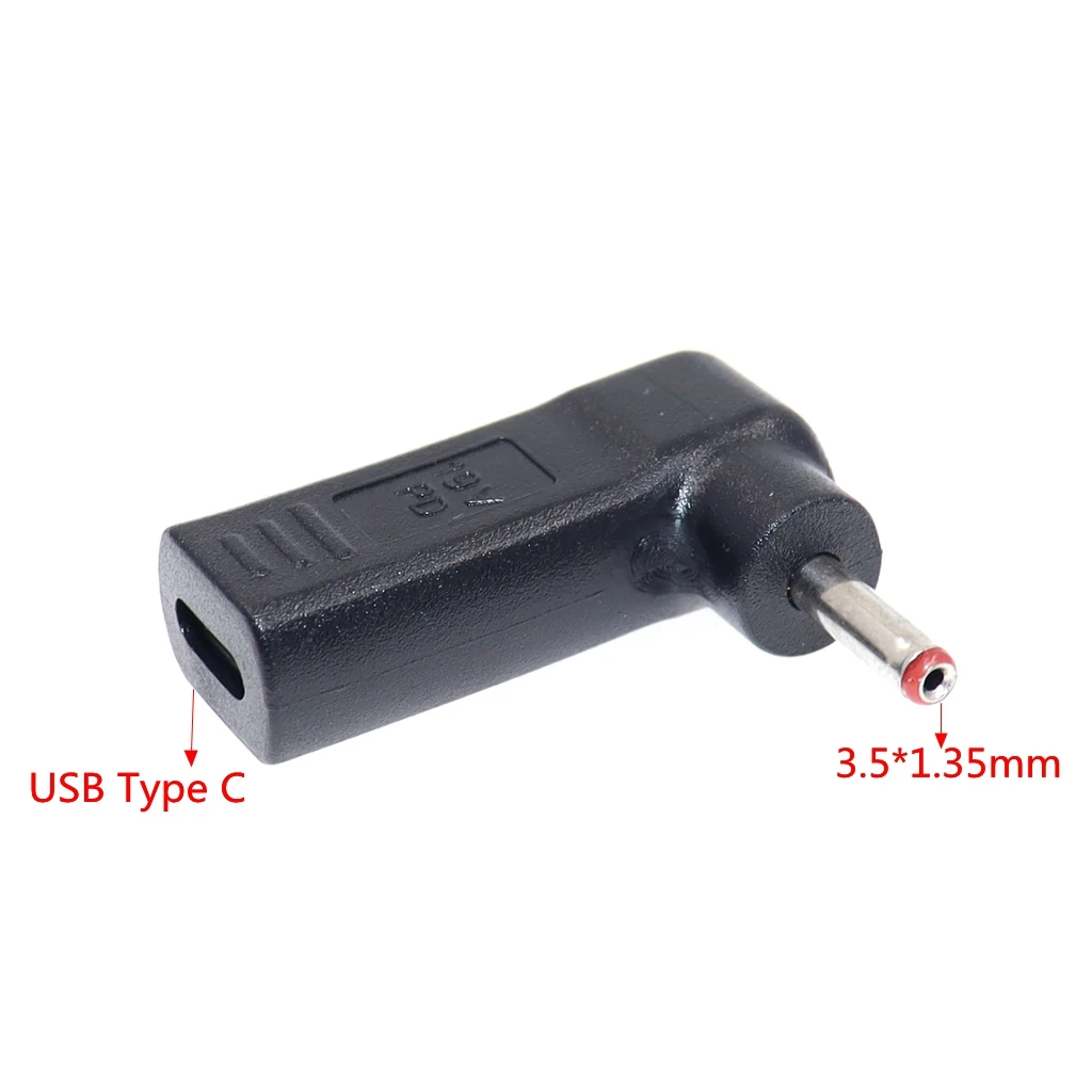 USB Type C PD Female to 3.5x1.35mm 19V Laptop Power Adapter Connector Converter for Jumper EZbook 2 3 6 Pro 3S for Medion Akoya