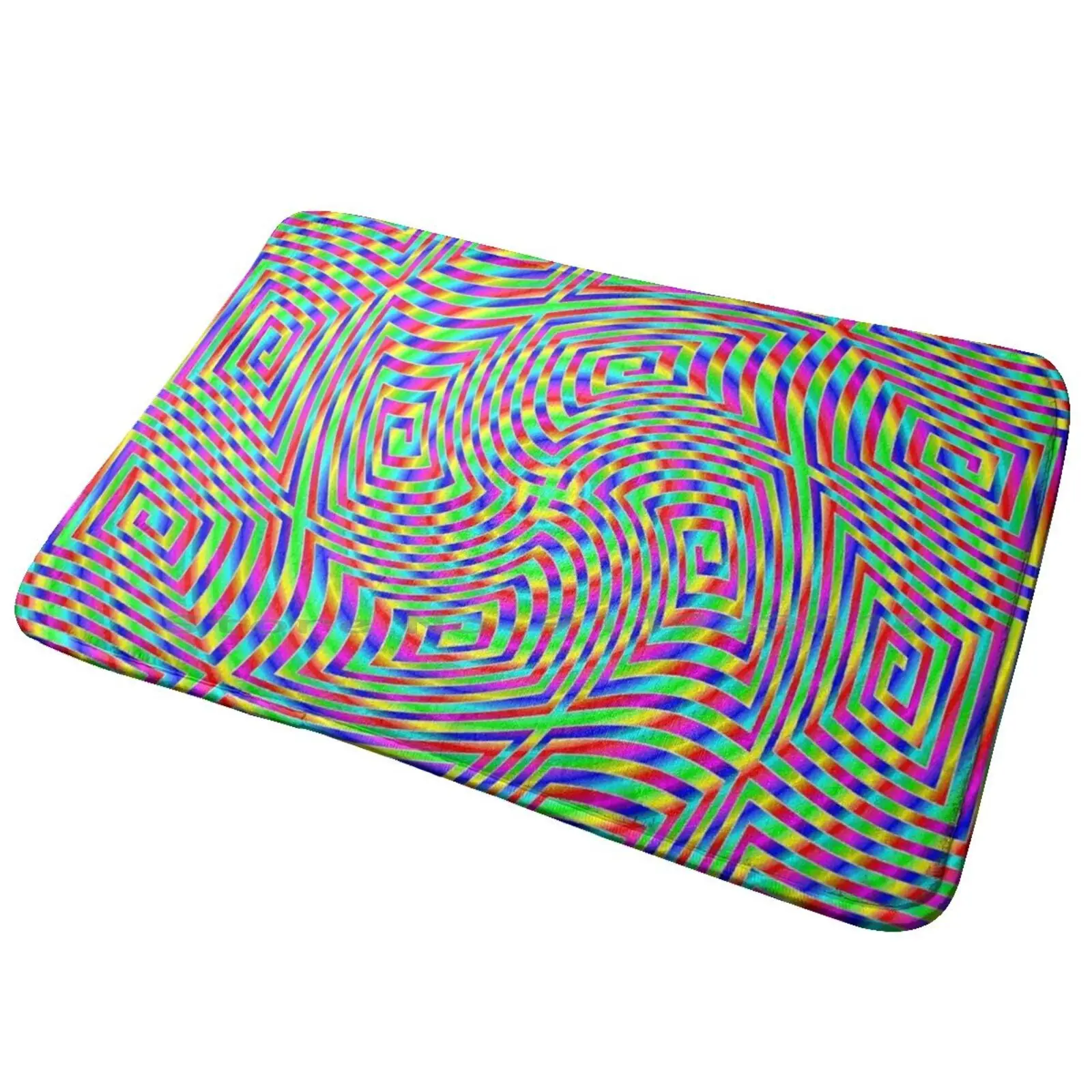 Psychedelic Hypnotic Visual Illusion Entrance Door Mat Bath Mat Rug Supermoto Supermotard Motocross Moto Cross Supercross