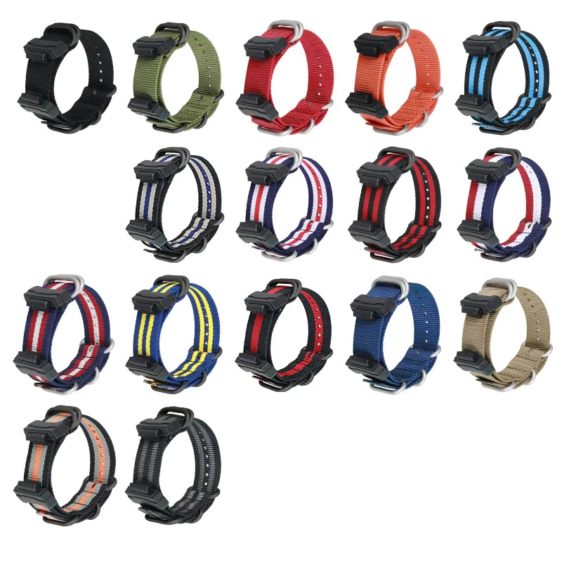 For Casio G-SHOCK Nylon Watch Strap Sports Fabric Wristband Bracelet For Casio GSHOCK GD GA G GW DW GLS 5600 110 Watch Bands