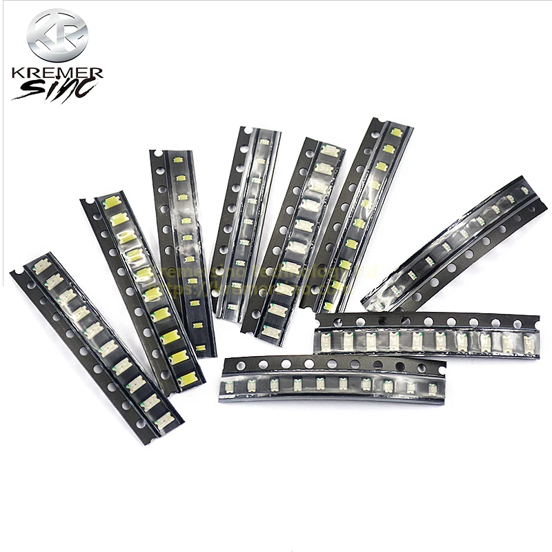 20 piece SMD LED 0603 0805 1206 0402 SMD LED lamp beads highlight red green blue white yellow purple dashboard