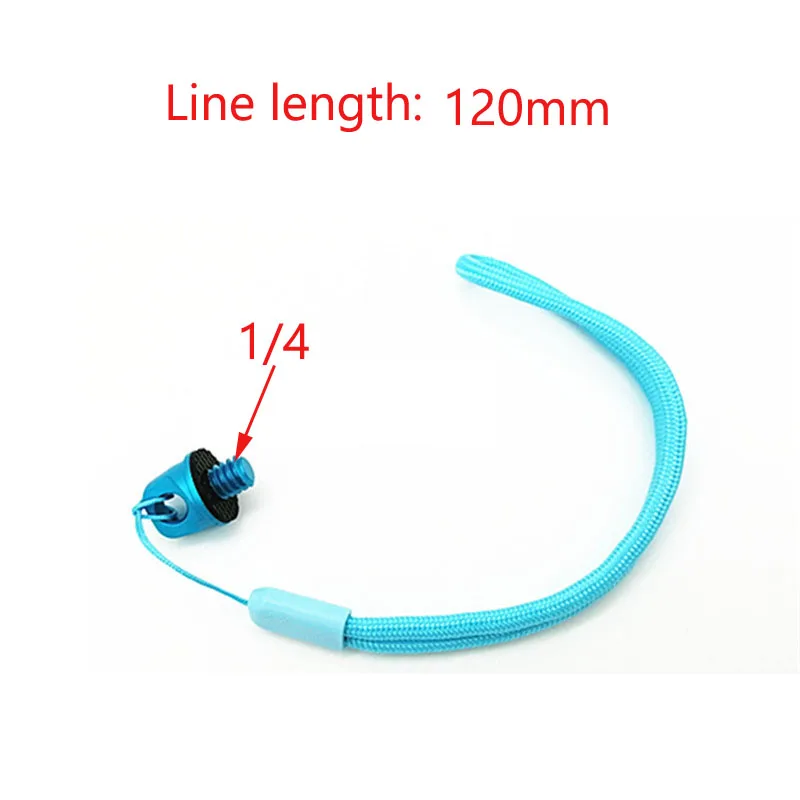 Anneau de levage vissé à la main avec trou de lanière, accessoires pour caméra de mouvement, bâton Selfie, poignet, appareil photo SLR, 1/4 pouces, 10 pièces