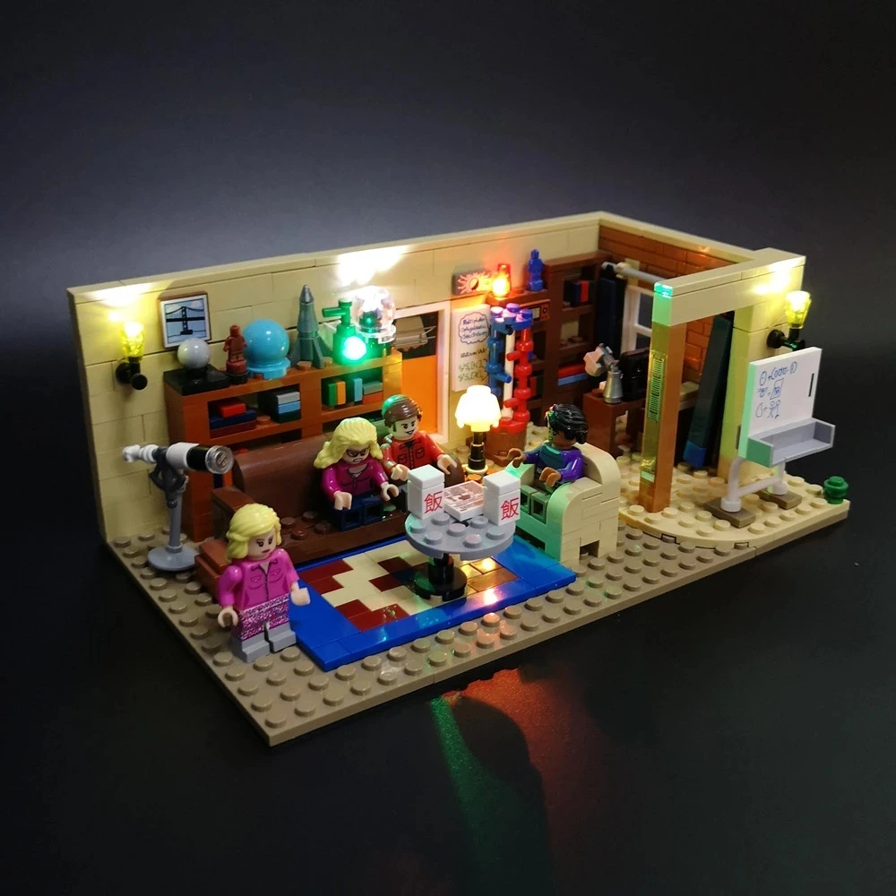 LED Light Kit For 21302 And 16024 Big Bang Theory Blocks Set DIY Toys Set (Not Included Building Blocks)