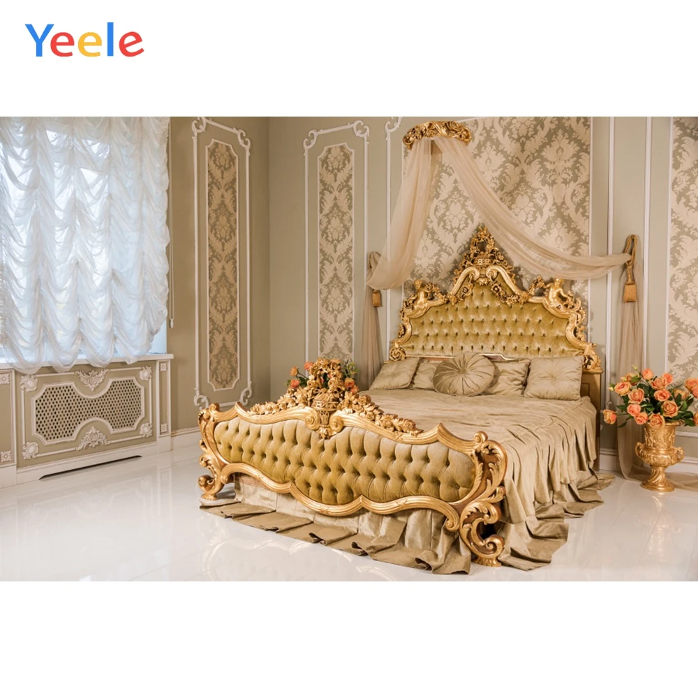 Yeele Boudoir Luxury Bedroom Window Interior Wedding Professional Photographic Background Photography Backdrops For Photo Studio