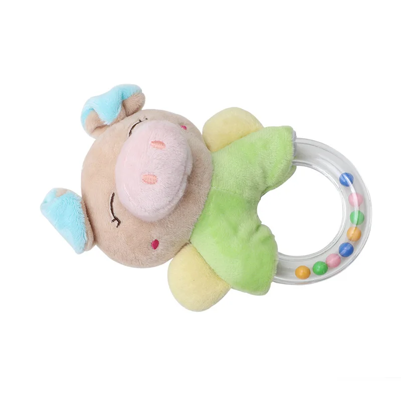 Cute Baby Unicorn Rattles giocattoli peluche Baby Cartoon Bed giocattoli neonato campanelli campane a mano bambole di peluche giocattoli per neonati regalo