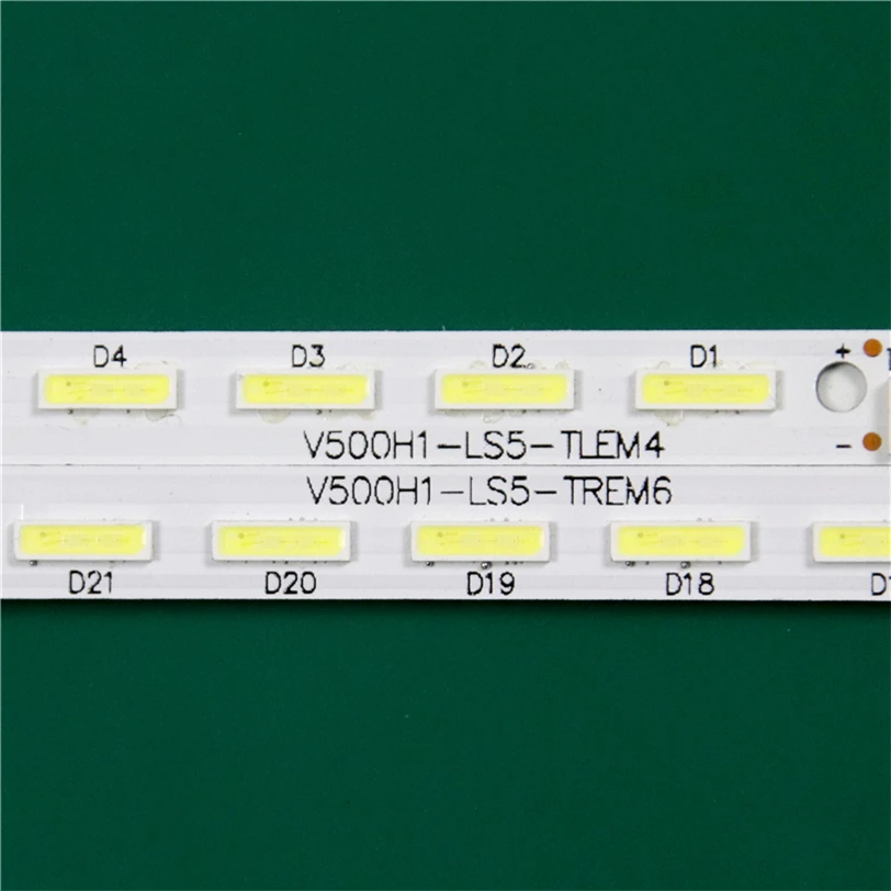 Reemplazo de iluminación LED para TV Philips, 50PFL3008K/12, 50 pulgadas, tira de luz de fondo, regla de línea, V500H1-LS5-TLEM4, LS5-TREM6