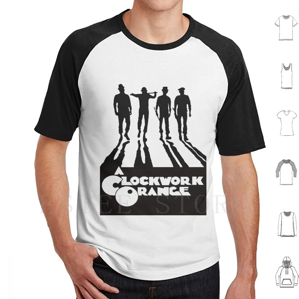 A Clockwork Orange In Orange T Shirt Print Cotton A Clockwork Orange Clockwork Orange Kubrick Alex Droogs Brett66 Burgess