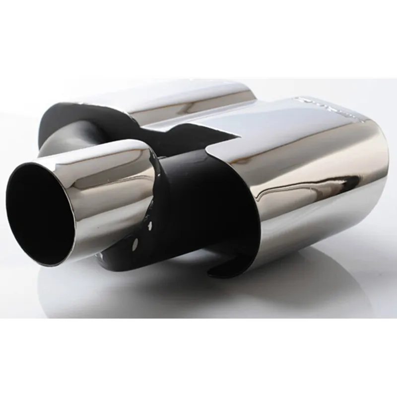 A Pair exhaust muffler pipe tip for Mercedes W221 S Class 08-13 change into S65 AMG Style car styling