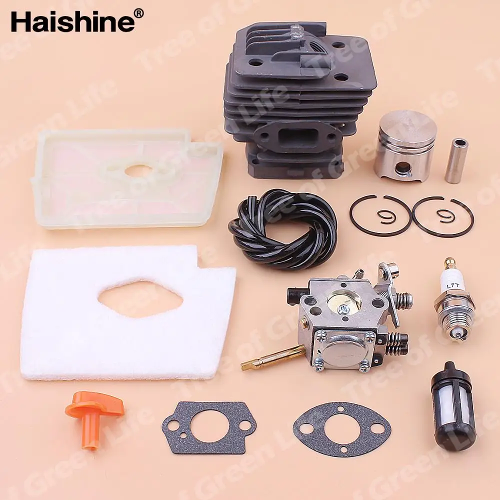 35 มม.กระบอกลูกสูบชุดคาร์บูเรเตอร์สำหรับ Stihl FS160 FS 160 Air การใช้สายกรอง Spark Plug ปะเก็น Trimmer
