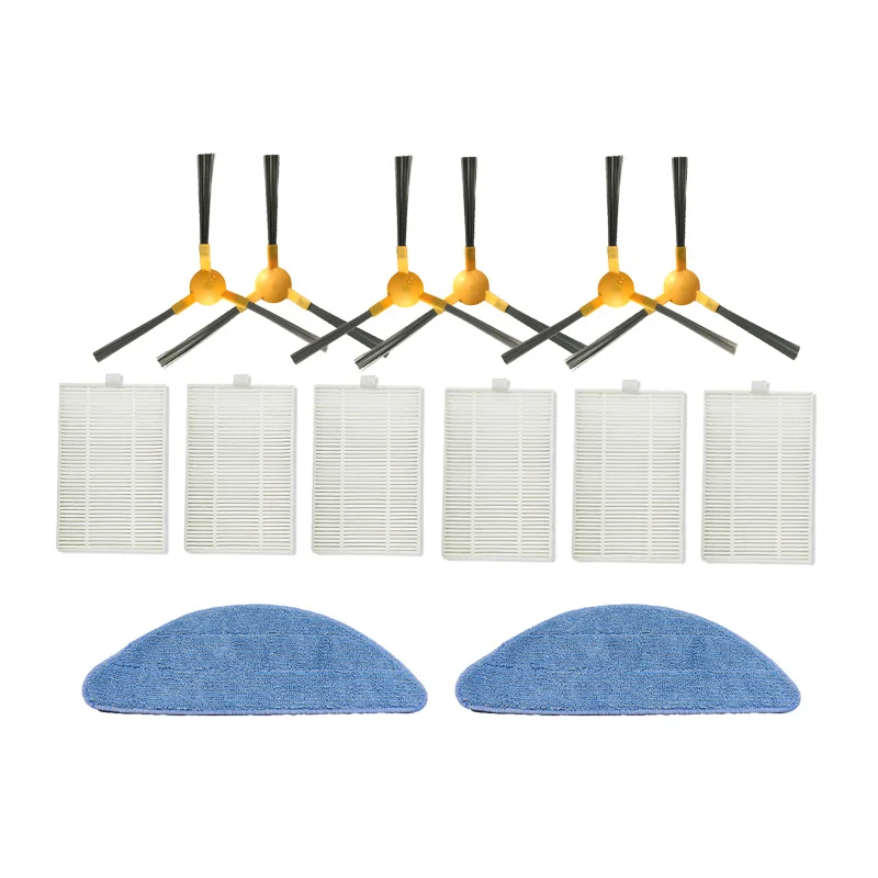 Panni per Mop spazzola laterale con filtro HEPA per parti di aspirapolvere Proscenic 800T accessori per spazzole per la pulizia del Mop