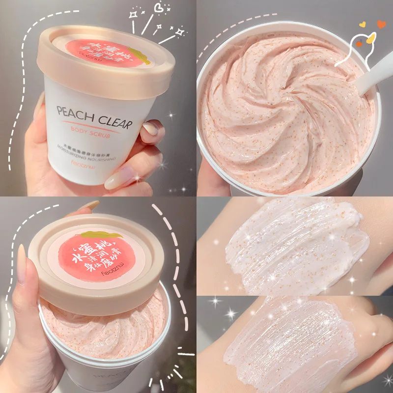 Niacinamide Whitening Body Scrub Cream Moisturizing Skin Exfoliating for Whole Body Bath Using