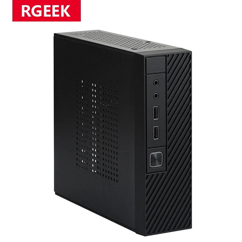 

RGEEK ITX Computer Case M06 Mini Desktop Case Convenience PC Case can install 2.5 inch HD Suppor 17x17cm Motherboard