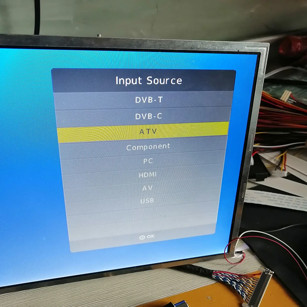 Imagem -02 - Controlador Driver Board Kit Monitor Tela Led Lcd Painel Lvds Dvb-t Dvb-c tv Hdmi Vga Usb Ltn173kt01 B173rw01 Lp173wd1 1600x900