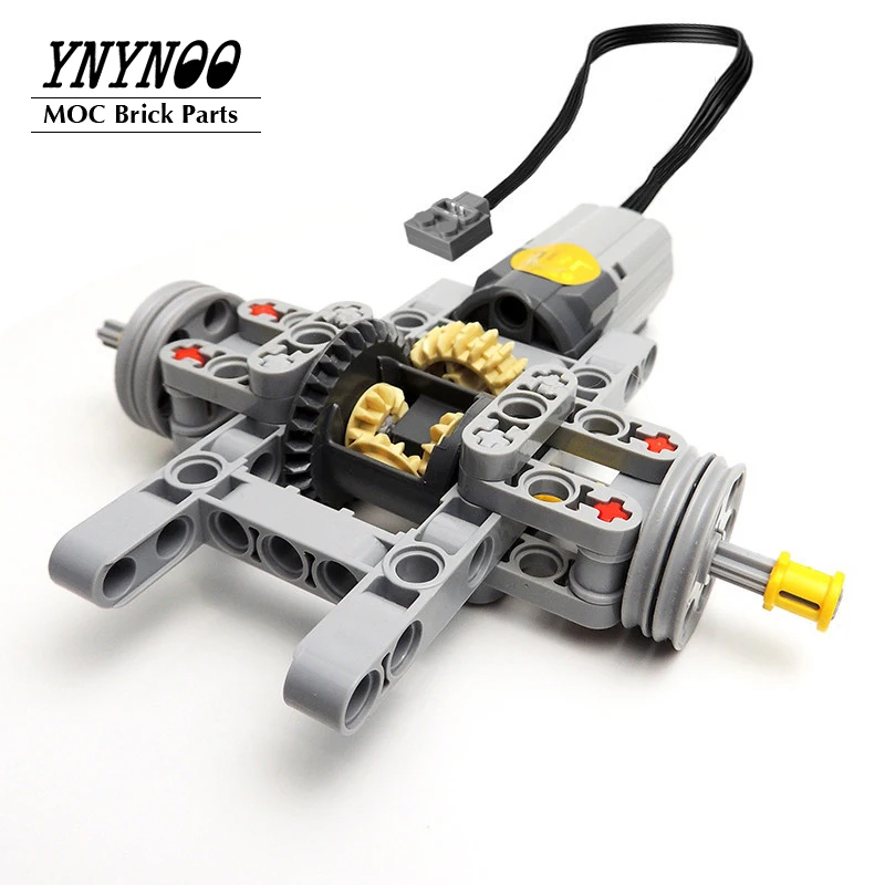 NEW Rear Wheel Differential Gear Assembly Kits Pack fit for MOC Building Blocks Bricks DIY Educational Toys Technical Cars Mode