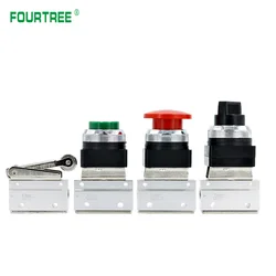 1PCS Pneumatic Mechanical Valve MOV-01 MOV-02 MOV-03 MOV-03A Manual Valve Air Switch Control Valve Push Button Momentary
