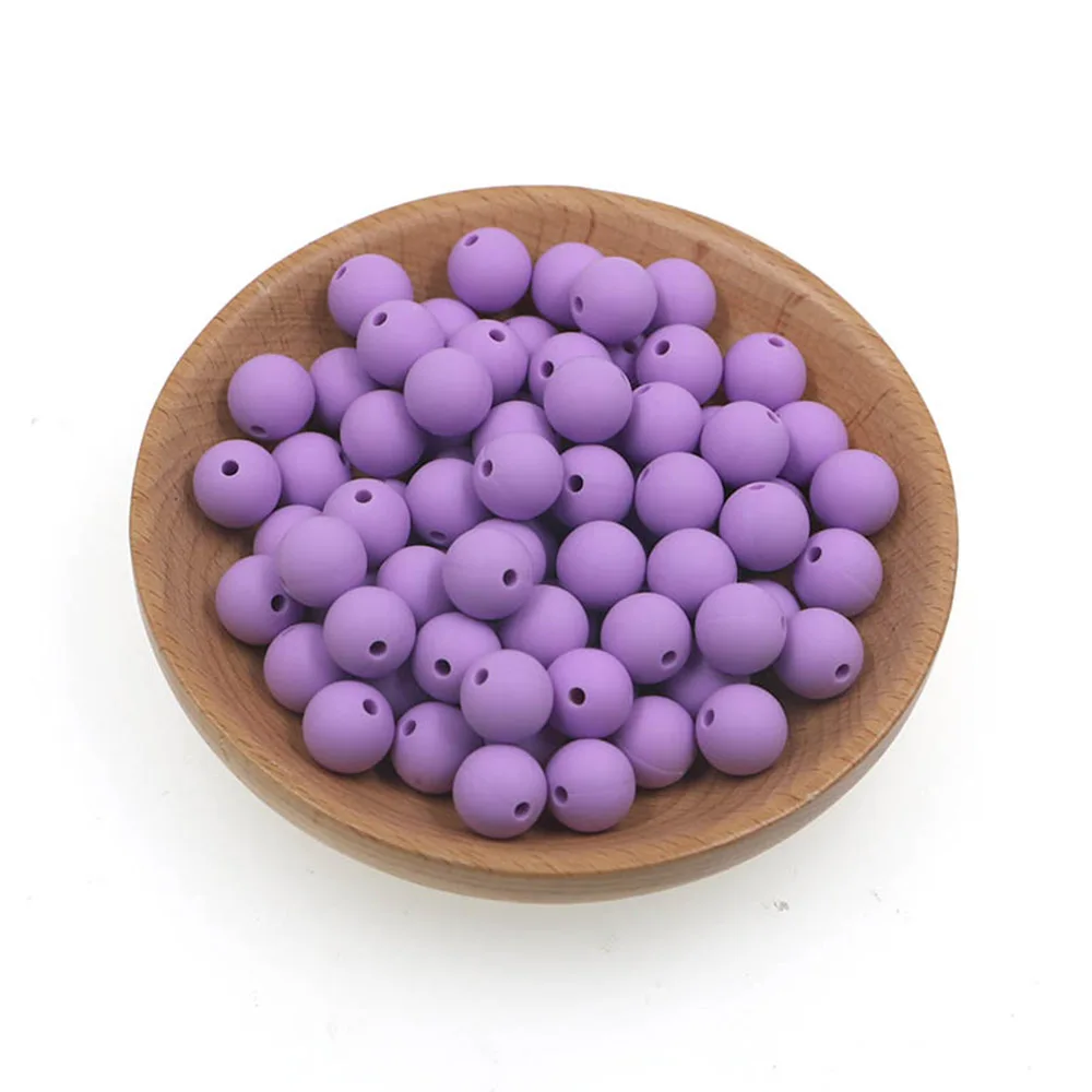 Kovict 9mm Round Silicone Beads 100/200/500/1000Pcs For Jewelry Making DIY Necklace Bracelet Earrings Etc Handmade Accessories image 3