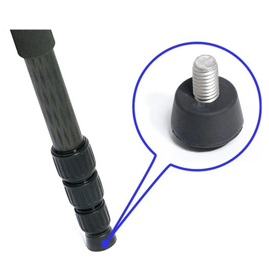 1/4'' Screw Rubber Spike for Tripod Monopod Feet Leg Photo Video Accessory