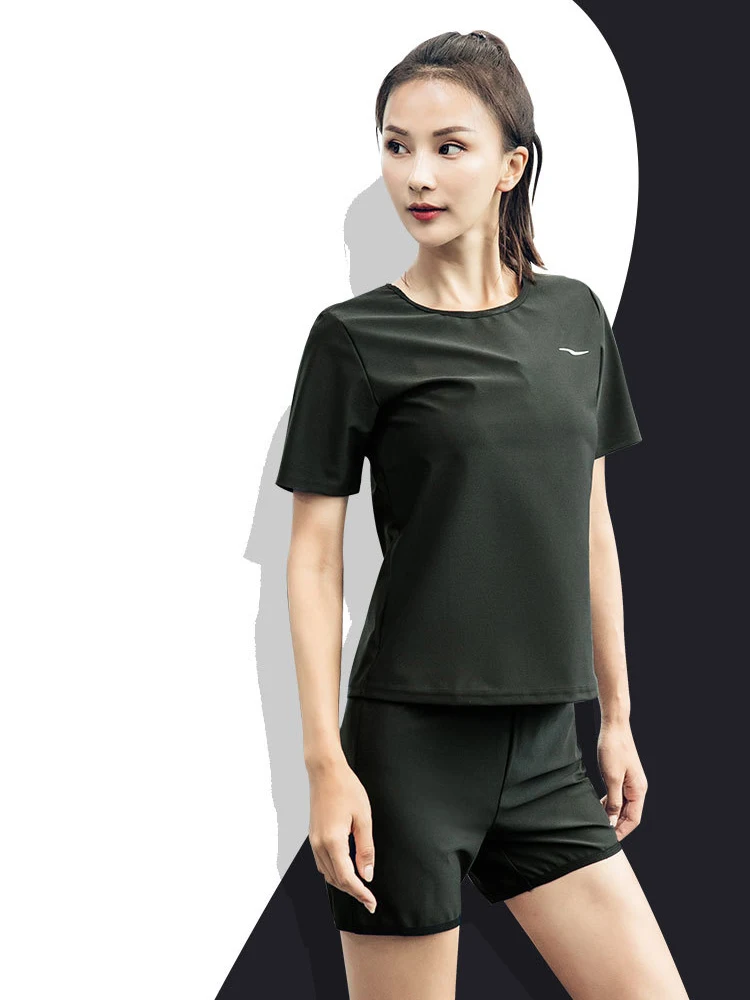 Sauna Suit Women Weight Loss Gym Workout Jacket T-Shirt Shorts Capris Pants Sweat Clothing Sportswear Hot Fat Burning Quick Dry