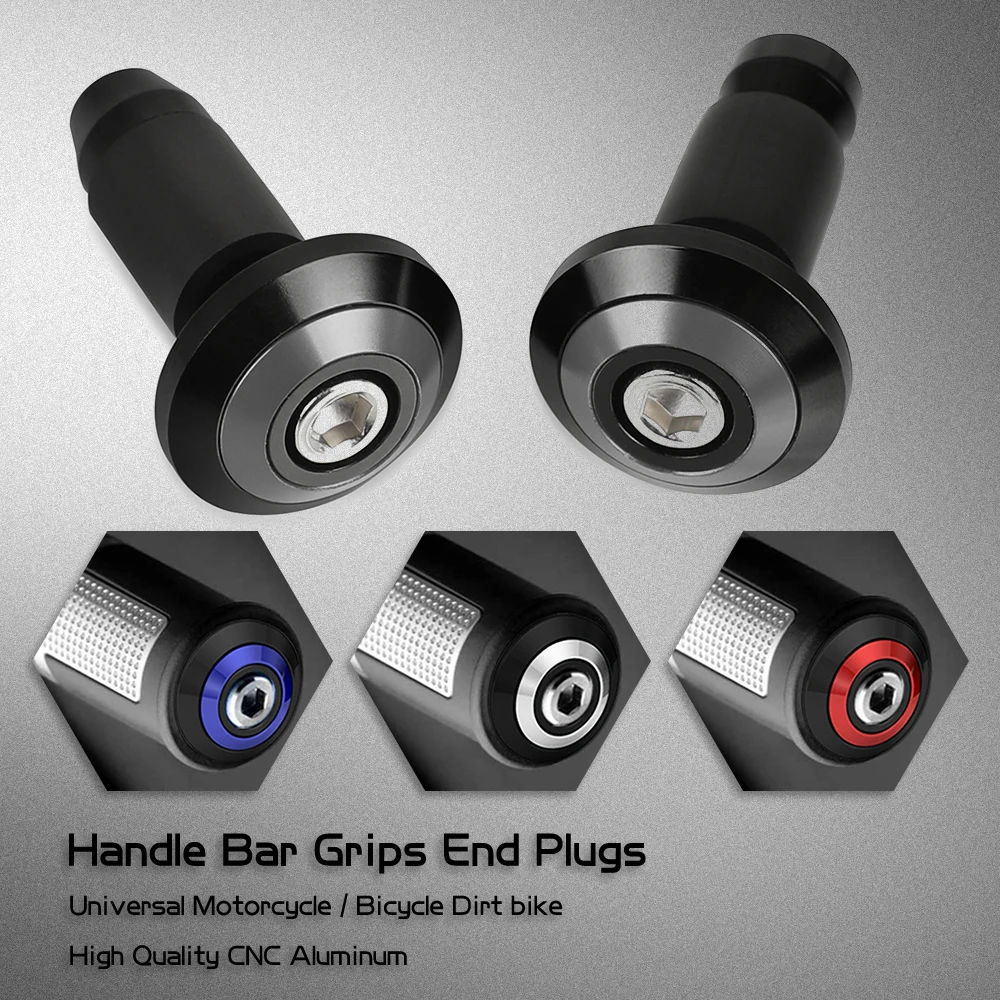 

For Yamaha YZF R1 R6 R3 2004 2005 2006 2007 2008 motorcycle handlebar Grips Ends Handle Bar Ends Weights CNC Silder Plugs