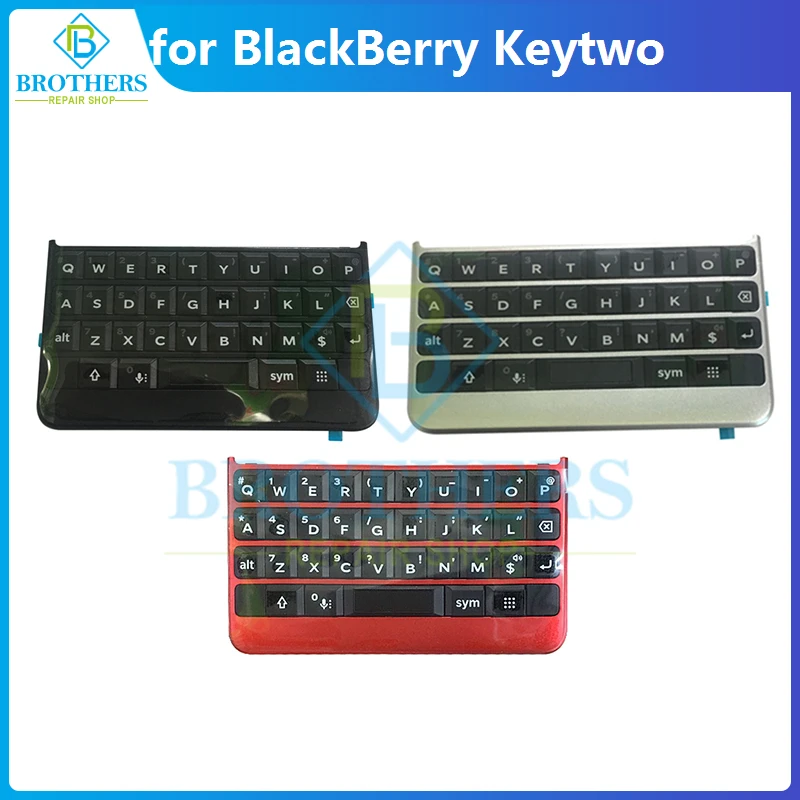 Dla BlackBerry Keytwo Key2 klawiatura przycisk klawiatury z kablem elastycznym dla BBF100-6 BBF100-1 BBF100-2 części do telefonu czarny srebrny czerwony