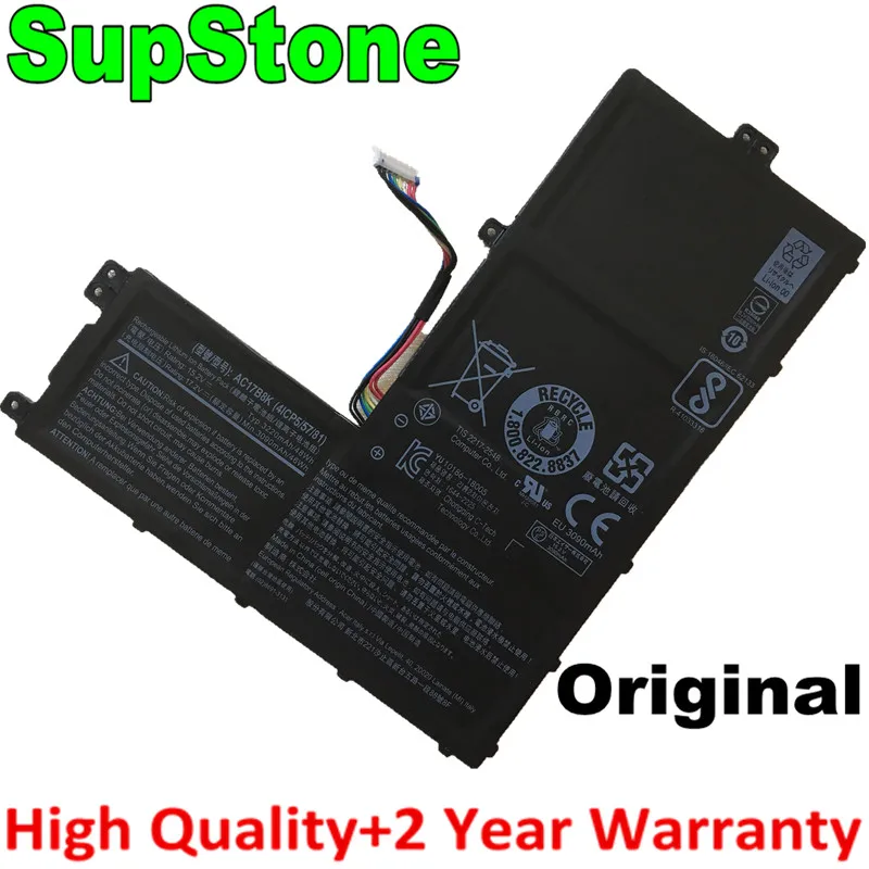 

SupStone New Original AC17B8K 4ICP5/57/81 Laptop Battery For Acer SWIFT 3 SF315-52-33KX SF315-52G 52G-855Z 52G-82TV 83A6 51AK