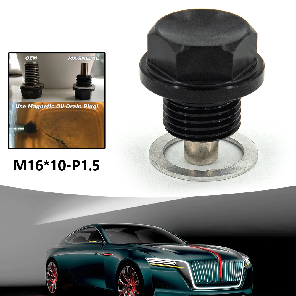 Universal M16*1.5 M8*1.25 Engine Dress Up Magnetic Oil Drain Plug Package/Oil Sump Drain Plug