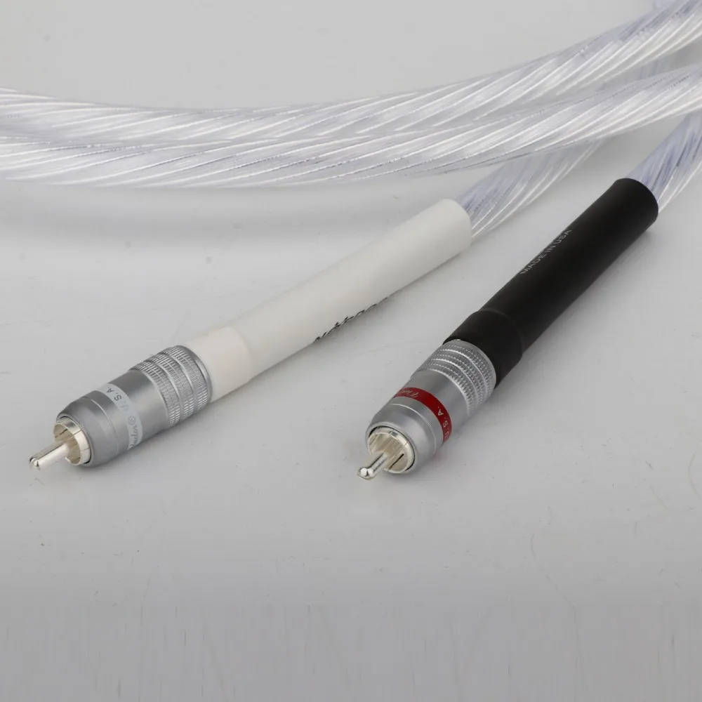 زوج Nordost Odin كابل RCA إشارة ربط كابل الصوت من النوع Rca مع سدادة Rca مطلي بالفضة