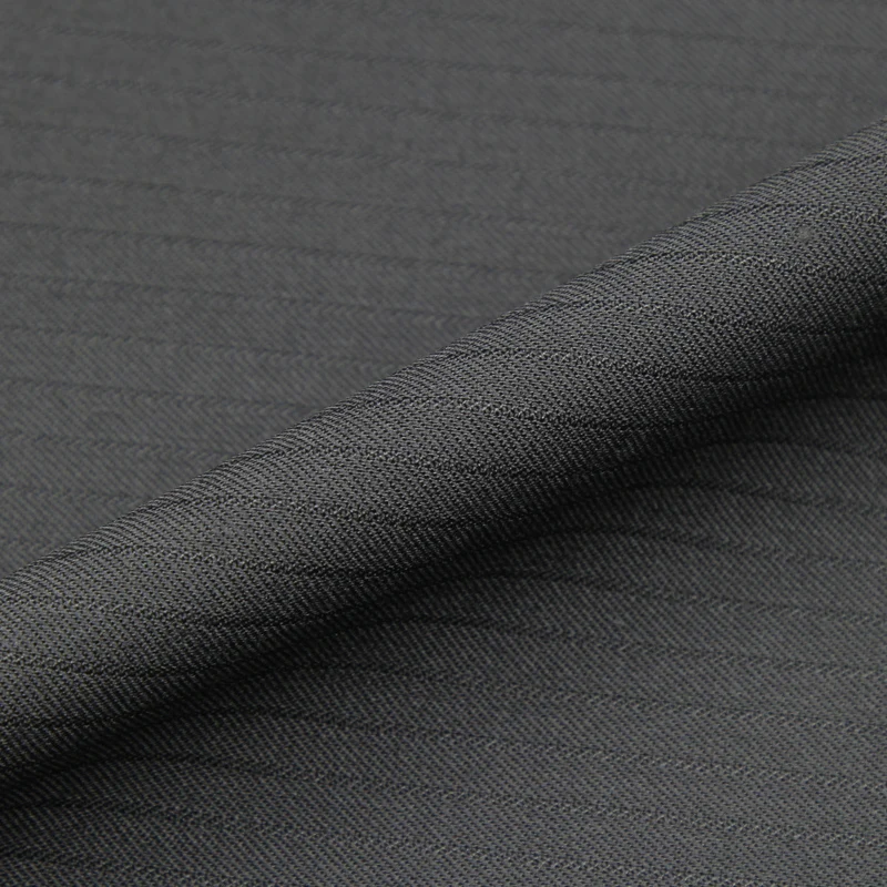 Black striped design wool worsted fabric 250g/meter 100% pure wool fabric,WF184