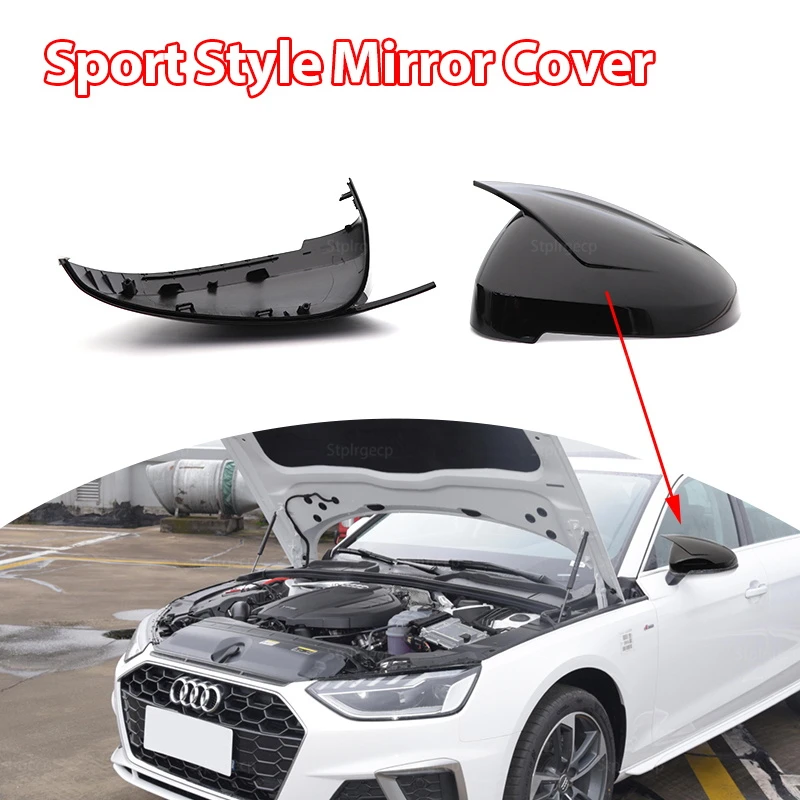 

Rear View Side Mirror Cover for Audi A4 A5 S4 S5 RS4 RS 4 5 B9 TDI Avant Sline S line Quattro 2016-2023 Sport Accessories